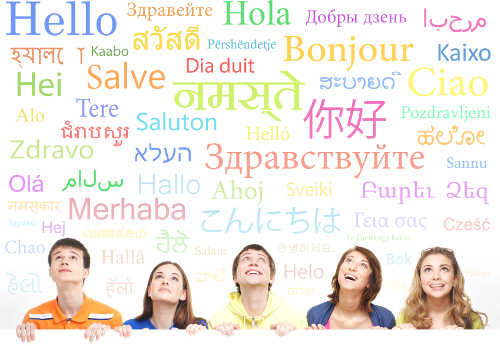 Nastolatkowie uczący się języków obcych
